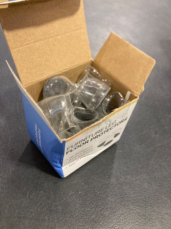 Photo 1 of 16 Pcs Chair Leg Protectors for Hardwood Floors, Silicone Felt Furniture Leg Cover Pad for Protecting Floors from Scratches and Noise, Smooth Moving, Small(Fit Round Diameter?5/16" to 1-5/16")