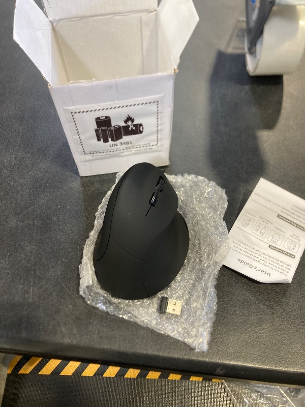 Photo 1 of Wireless Mouse Ergonomic Vertical Mouse for Large Hands Rechargeable Big Quiet Silent Ergo Blue LED Light 3600DPI Carpal Tunnel Comfortable Cordless Mice for PC Laptop Computer Macbook Office Gift