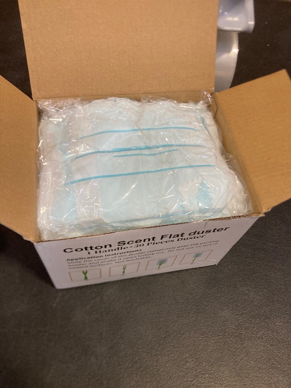 Photo 1 of 30PCS Disposable Dusters Refills Compatible with Swiffer,180 Degree Electrostatic Disposable Replacement Head for Home,Office,Ceiling Fans,Blinds and Furniture Dusting