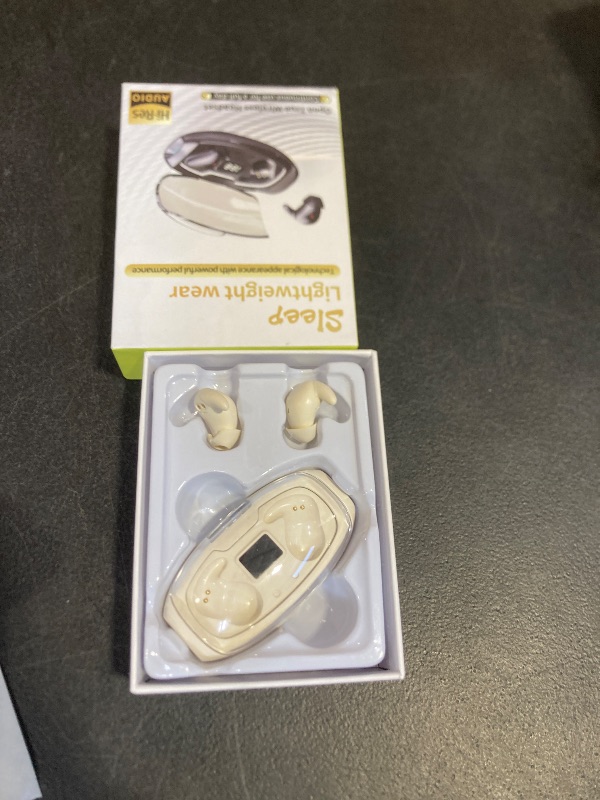 Photo 1 of ANC Noise Cancelling Sleep Earbuds Ear Buds Sleeping Earphones Headphones for Side Sleepers, Wireless Bluetooth Comfortable Invisible Mini Small Tiny Hidden Discreet Earbuds for Small Ear Canals Work