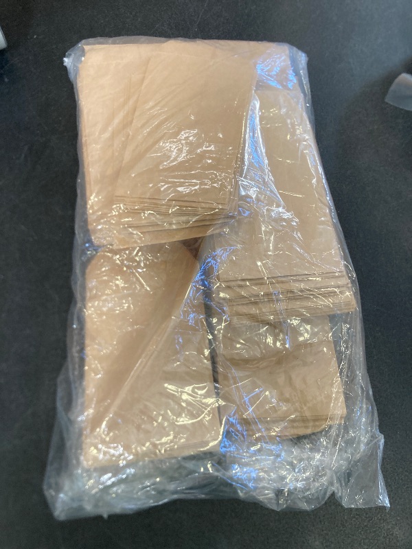 Photo 1 of Eersida 500 Pcs Kraft Paper Treat Bags Mini Paper Small Flat Favor Silverware Party Favor Envelopes Merchandise Bags for Snack Cookie Popcorn Candy Sandwich Gift (3 x 5 Inch)