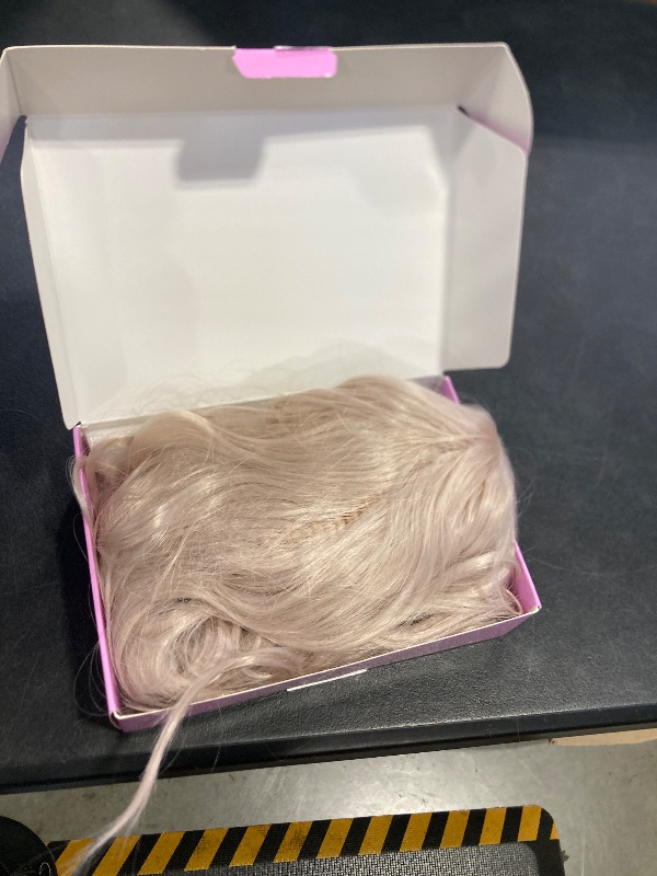 Photo 1 of aisi hair light pink wig 26 inch