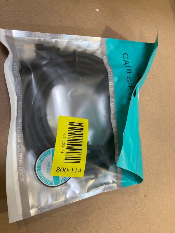 Photo 1 of Vabogu Cat 8 Ethernet Cable, 5ft Heavy Duty High Speed Internet Network Cable, 26AWG, 2000MHz 40Gbps with Gold Plated RJ45 Connectors, Shielded for Indoor & Outdoor Use
