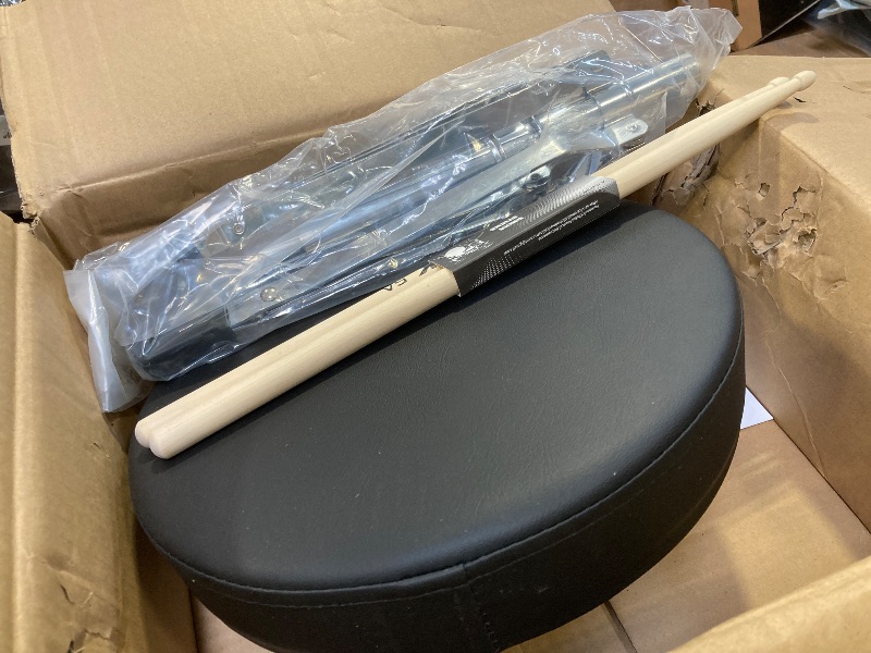 Photo 1 of AODSK Drum Throne, Widened and Thickly Padded Adjustable Drum Stool, Height Adjustable Range: 16.34 in-20.67 in Suitable for Children, Adult Drummers