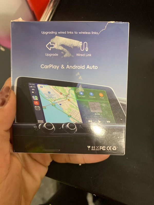 Photo 1 of Jasput Wireless Carplay Adapter, 2025 Upgrade Mini Carplay for Apple iPhone & Android Auto Wireless Adapter, for Cars with Built-in Wired Apple Carplay Play and Plug, Stable Control & No Delay