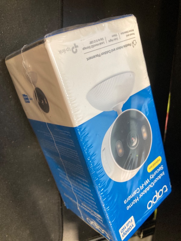 Photo 1 of sn  Y2520N0002360----------------------Tapo 1080p Indoor/Outdoor Security Camera - Free Person/Motion/Baby Cry Detection, Color Night Vision, IP65 Weatherproof, SD/Cloud Storage, Works w/Alexa & Google Home HybridCam