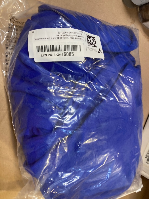 Photo 1 of Aro Lora Women's 2 Piece Outfit Casual Solid Open Front Blazer and Pencil Pant Suits Set X-Large Royal Blue