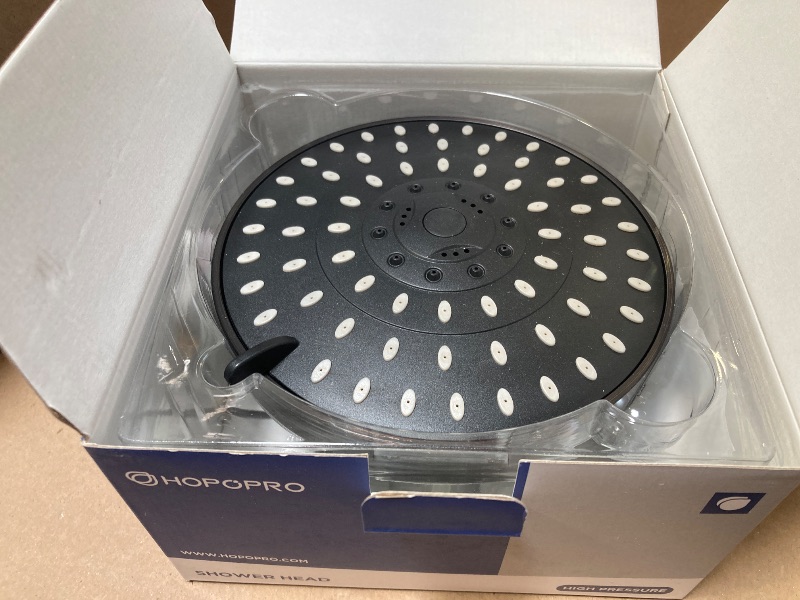 Photo 1 of HOPOPRO 5-Mode High Pressure Shower Head - The Washington Post, NBC News, Today TV Show Recommended - High Flow Fixed Showerheads (6 Inch Oil Rubbed Bronze)