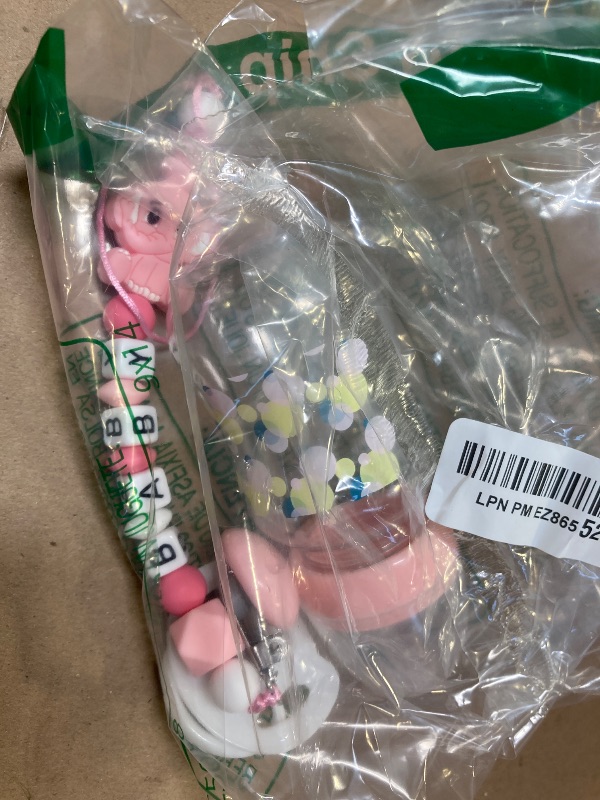 Photo 1 of SCOM Reborn Baby Doll Accessories Set - Rainbow Magnetic Pacifiers & Removable Reusable Baby Doll Bottles with Silicone Pacifier Clips for Reallife Realistic Reborn Dolls Girls Boys, Pink Style, 3 Pcs