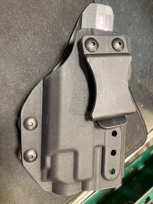Photo 1 of IWB Kydex Light Bearing Holster for Glock 17,19(Gen 1-4) with Streamlight TLR-7,TLR-7A,TLR-7X,TLR-8,TLR-8XG flaslight,Optic Ready,Adj. Cant & Retention, Right Hand Option.