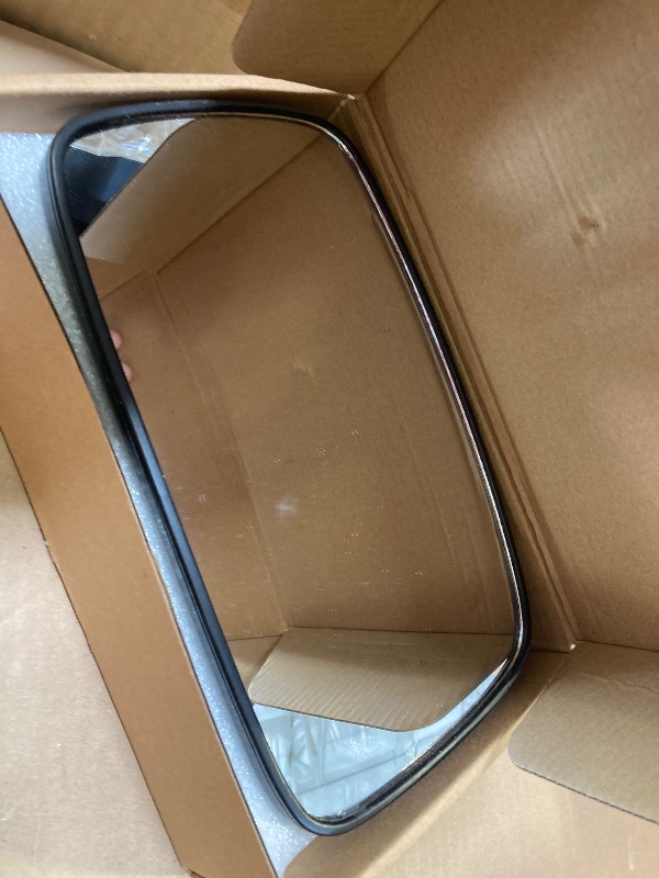 Photo 1 of UNIGT Boat Rear View Mirror, Universal Marine Mirror Accessories for Ski, Pontoon Boats Water Skiing Sport - 5" x 9" Wide View Convex Windshield Frame Mirror