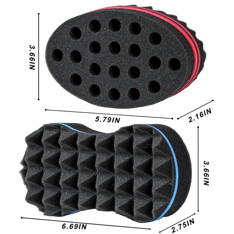 Photo 1 of Supaze Twist Sponge for Textured Hair with Metal Pick