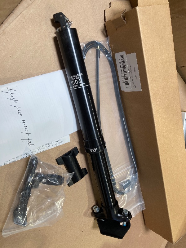 Photo 1 of EXA Form 900i 30.9mm Dropper Post with Remote Lever and Cable Kit MTB/Ebike Internal Routing Dropper Seatpost for Mountain Bike(100mm Travel)-345mm Length