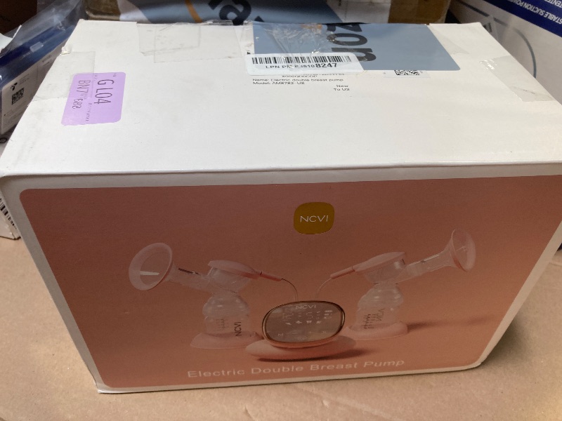 Photo 1 of NCVI Electric Breast Pump 8782, Portable Hospital-Grade Double Pump with 4 Modes & 9 Levels, Anti-Backflow, Rechargeable Quiet Breastfeeding Pump for Efficient Comfortable Use at Home, Work or Travel