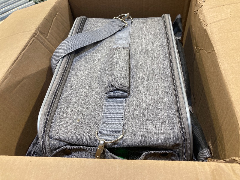 Photo 1 of Suertree Bird Carrier Airline Approved, Bird Travel Cage with Indestructible Stainless Steel Mesh, Bird Travel Bag Lightweight and Portable with Water Bottle and Bowl