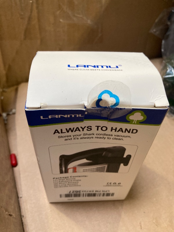 Photo 1 of LANMU Wall Mount Holder Compatible with Shark IX141 IZ362H IZ163H IZ361H IZ363HT IZ462H IZ662H IZ682H IZ862H Pet Cordless Stick Vacuum, Ultracyclone CH951 CH901 and V10 V11 V12 V15 Vacuum