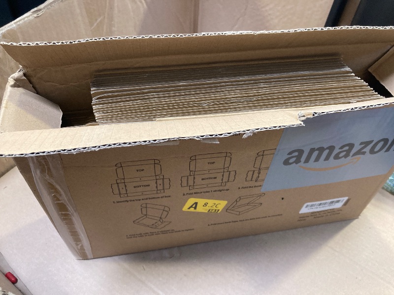 Photo 1 of Shipping Boxes 7x5x2 inches Set of 25, Small Mailing Boxes Brown Cardboard Corrugated Mailer Boxes for Mailing Small Business Gifts Wrapping