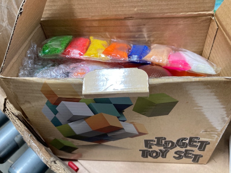 Photo 1 of Scientoy Fidget Toy Set, 35 Pcs Sensory Toy for ADD, OCD, Autistic Children, Adults, Anxiety Autism to Stress Relief and Anti Anxiety with Motion Timer, Perfect for Classroom Reward with Gift Box