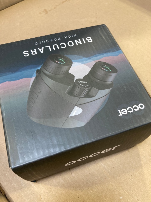 Photo 1 of 15x30 Compact Binoculars for Adults and Kids - Occer Large View High Powered Binoculars for Bird Watching - Lightweight Easy Focus Binocs with Low Light Vision for Hunting Cruise Ship Travel