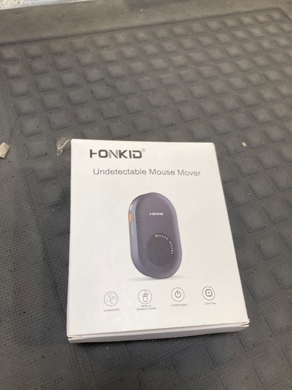 Photo 1 of HONKID Undetectable Mouse Jiggler - Auto Mover with On/Off Switch & USB Port, No Software Needed, Prevent Sleep/Lock for Home Office & PC/Mac/Desktop (Blue Black), Perfect for Gifts/Remote Work