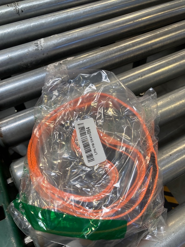 Photo 1 of GEIT 4/5/6FT Heavy Duty Dog Leash with 2 Comfortable Padded Handles, Reflective Rope Leashes with Quick Release/Locking Tactical Frog Clip for Small Medium and Large Dogs, Orange
