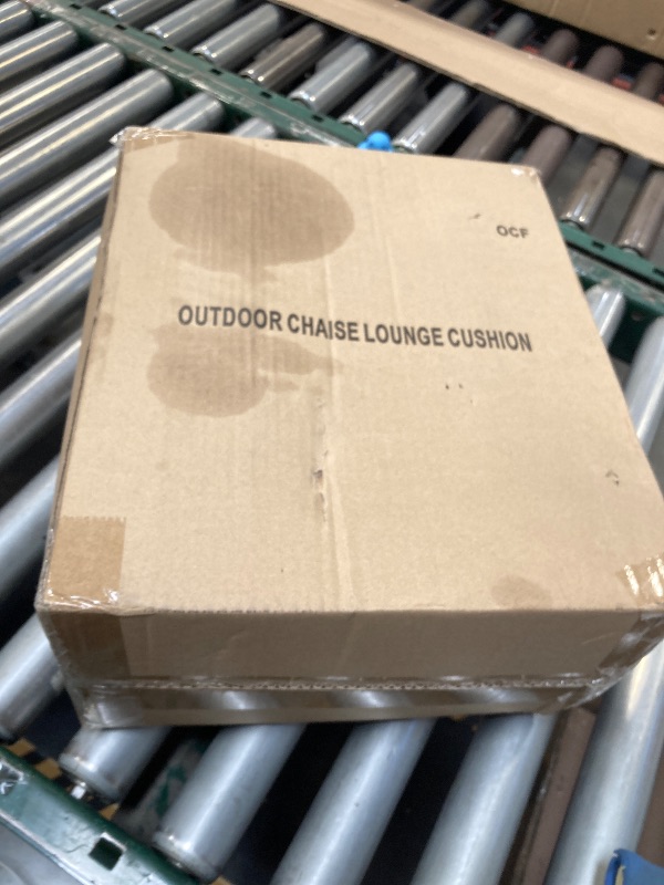 Photo 1 of Cozyide Chaise Lounge Cushions Outdoor 72"x21"x3", Waterproof Lounge Chair Cushion with Removable Cover, Patio Chair Cushions for Outdoor Furniture with Adjustable Ties, 72"x21"x3", Dark Grey