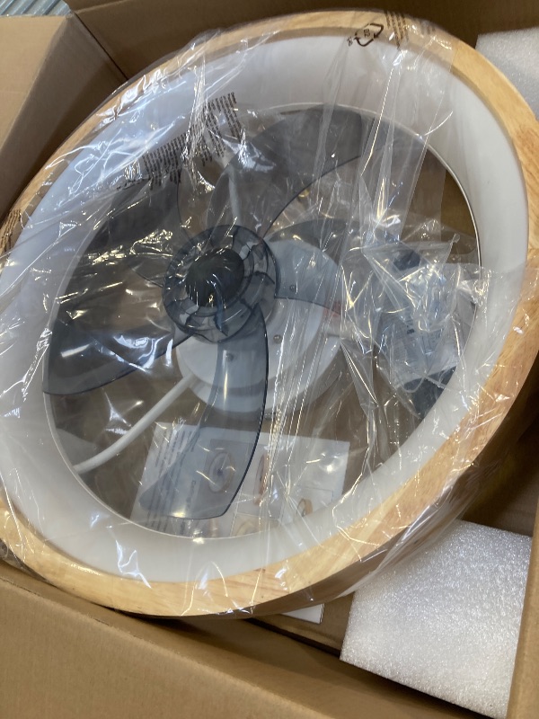 Photo 1 of 20'' Ceiling fan low profiles wood base 
