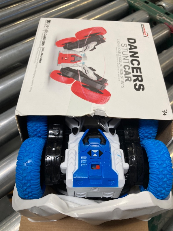 Photo 1 of Remote Control Car, Double Sided RC Car, 4WD Off-Road Stunt Car with 360° Flips, 2.4Ghz Indoor Outdoor All Terrain Rechargeable Electric Toy Cars Gifts for Boys Kids 3 4 5 6 7 8 9 10 11 12 Year Old