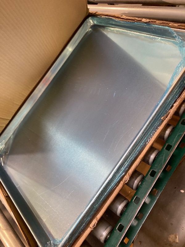 Photo 1 of BIEAMA 6 Pack Full Size Baking Sheet Pan Aluminum Commercial Pan for Oven Freezer Bakery Hotel Restaurant 18" × 26"