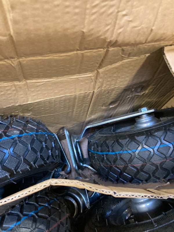 Photo 1 of 10 in. Pneumatic Rigid Caster