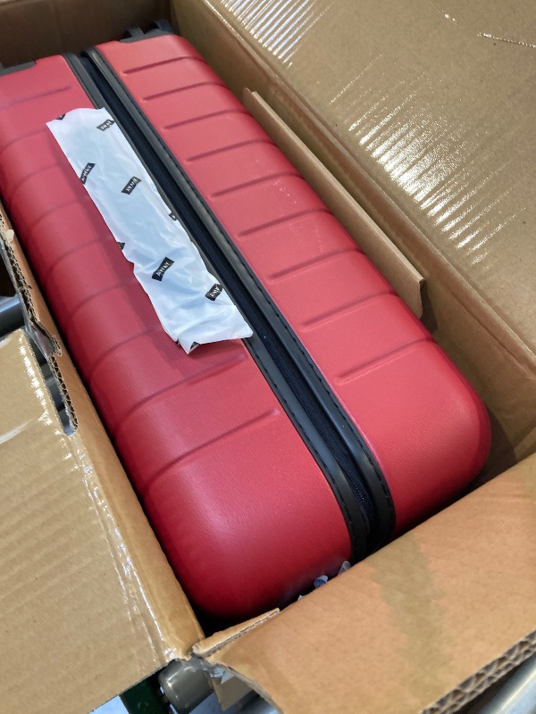 Photo 1 of Away Carry-On Luggage, Lightweight Hardside Suitcase with Spinner Wheels, 22 Inch Airline Approved, TSA Lock, Tango Red