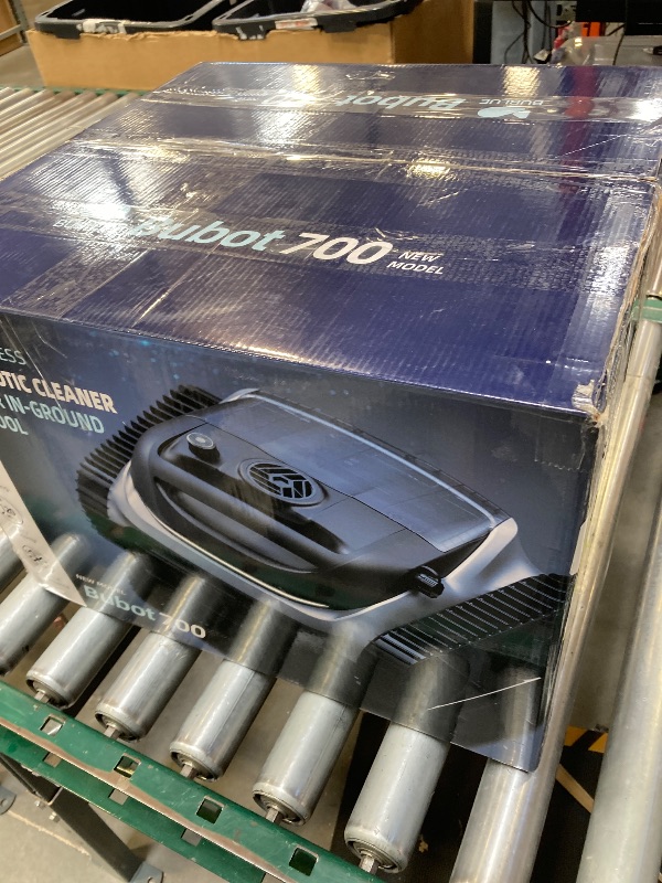 Photo 1 of Bubot 700 Auto Smart Robotic Pool Vacuum Cleaner - Triple Motor, 140Min, Wall-Climbing & Strong Suction for Above/Inground Pools up to 861 Sq.ft Silver-grey
