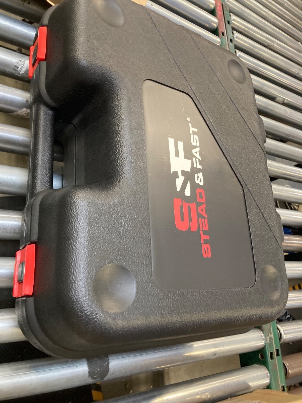 Photo 1 of S&F STEAD & FAST Mag Drill Press Kit, 1100W Portable Magnetic Drill, 700 rpm No Load Speed, Max Depth of Cut 2", Max Boring Diameter 1-9/16", Carrying Case