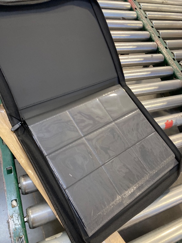 Photo 1 of 9 Pocket Toploader Binder with Zipper – Holds 252 Top Loaders – Premium Double-Sided Card Album for Trading Cards, TCG, MTG, Sports Cards