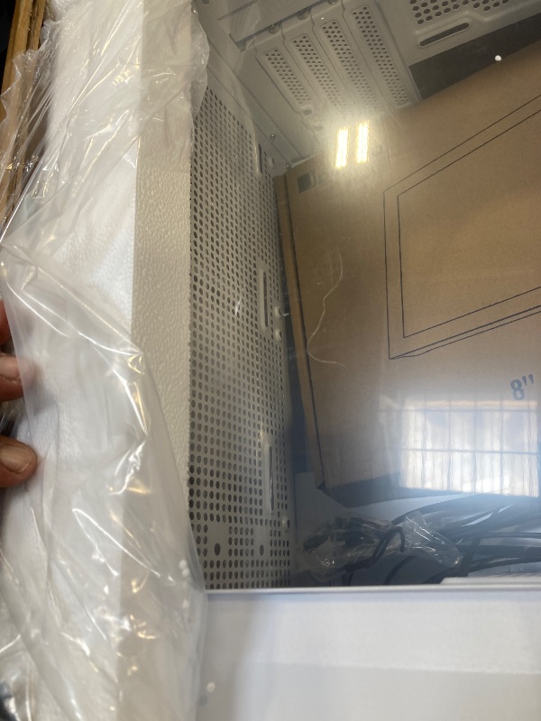 Photo 1 of D31 MESH SC White Micro Computer Case with Screen, M-ATX/ITX Mainboard/Support RTX 4090(335-400mm) GPU 360/280AIO,Power ATX/SFX: 100mm-220mm Multiple Tool-Free Design pc case