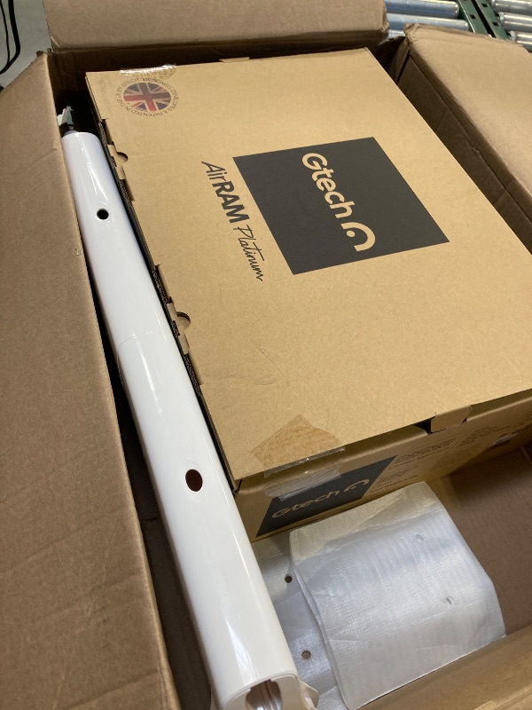 Photo 1 of *USED*Gtech AirRAM Platinum Cordless Vacuum Cleaner - Includes Anti-Hair Wrap Brush Bar - Perfect for Carpet and Hardwood Floors - Rechargeable 22v Li-ion Battery - Lightweight (7 lbs.)