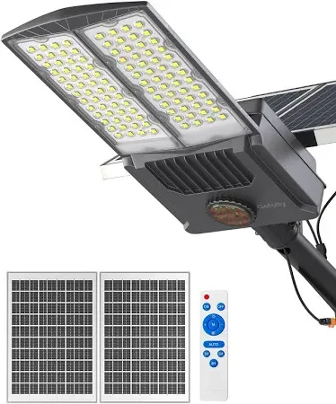 Photo 1 of SL-9500W Solar Street Light Outdoor 600000LM Commercial Parking Lot Lights