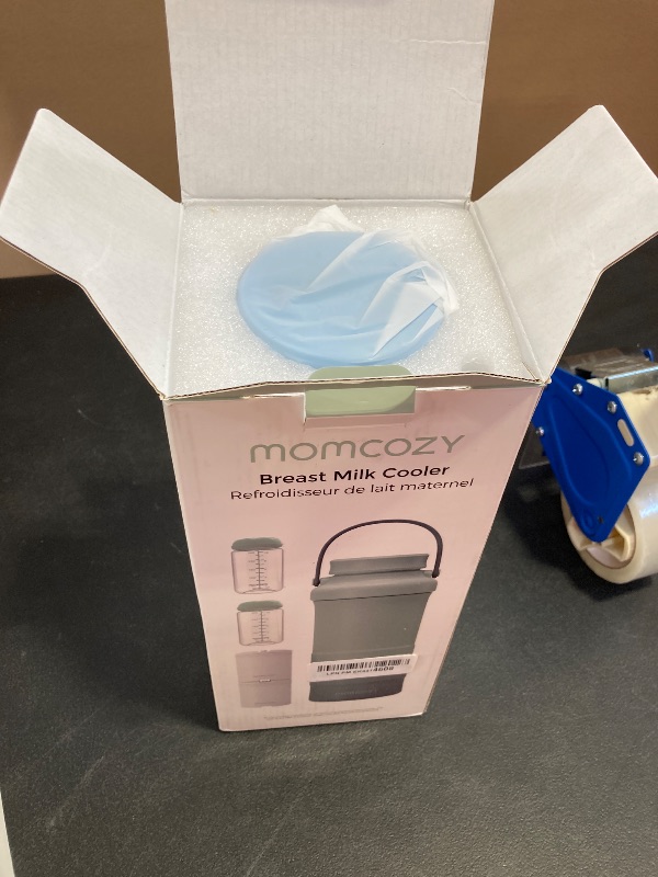 Photo 1 of Momcozy 22oz Portable Breast Milk Cooler for Outdoor, Life Saver with 360° Total Cooling for 24 Hours, Larger Capacity Travel Breastmilk Chiller with 2pcs Baby Bottles for Breastmilk Storage, Blue