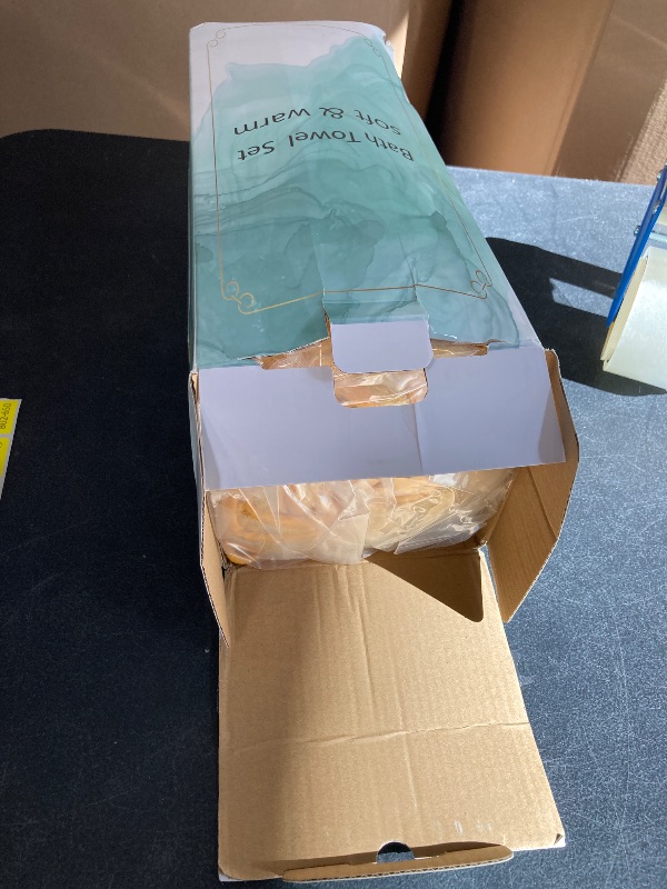 Photo 1 of 8-Piece Bath Towel Set, 2 Extra Large Bath Towel Sheets, 2 Hand Towels and 4 Washcloths - Highly Absorbent Quick Dry Microfiber,Ultra Soft Towel Set for Bathroom Waffle Weave, Pack of 8 (Sweet Yellow)