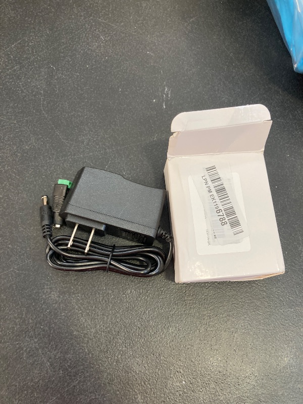 Photo 1 of ALITOVE DC 12V 1A Power Supply 1000mA 12W AC/DC Adapter, 100~240V AC to DC 12 Volt 1 Amp 0.6A Converter with 5.5 x 2.5mm 2.1mm Plug for LED Strip Light CCTV Security Camera DVR NVR Surveillance System