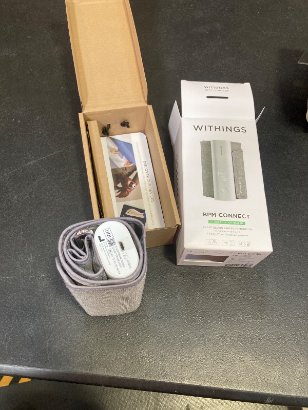 Photo 1 of Withings BPM Connect - Digital Blood Pressure Cuff & Heart Rate Monitor - Blood Pressure Machine Arm Cuff, FDA Cleared, FSA/HSA Eligible, IOS & Android