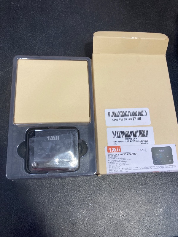 Photo 1 of 1Mii Bluetooth 5.3 Transmitter for TV to 2 Wireless Headphones, Long Range 100ft Bluetooth Adapter for TV aptX Low Latency& HD/Volume Control, Optical/USB/AUX/RCA Audio Inputs