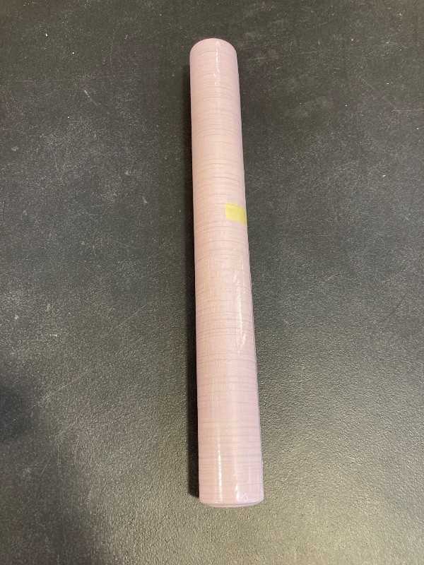 Photo 1 of Qianglive Pink Grasscloth Peel and Stick Wallpaper - 15.7"x120" Vintage Removable Waterproof Wallpaper for Room Walls, Cabinets, Furniture, Drawers, Desk