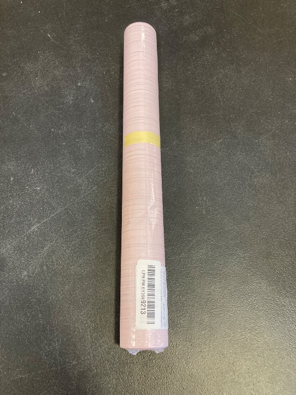 Photo 1 of Qianglive Pink Grasscloth Peel and Stick Wallpaper - 15.7"x120" Vintage Removable Waterproof Wallpaper for Room Walls, Cabinets, Furniture, Drawers, Desk