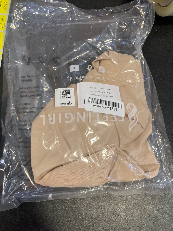 Photo 1 of FeelinGirl 3/4 Sleeve Arm Shaper Tops Arm Garments after Lipo Breast Lifter Post Surgical Compression Bra Nude S