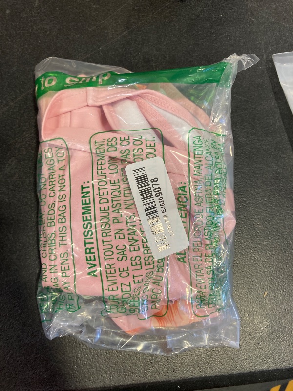 Photo 1 of ADIRUN Bathing Suit for Girls 10-12 Girl Swimsuit Bikini Set Tropical Print Two Piece Girls' Swimwear Adjustable Shoulder Straps with Tie Side Knot Light Pink 11-12 Years