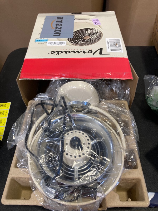 Photo 1 of Vornado VFAN™ Jr. Vintage Fan, Small Metal Retro Air Circulator for Cooling & Décor, 2 Speed Settings, Adjustable Tilt, Powerful Airflow, Vintage White