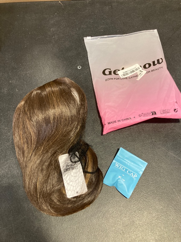 Photo 1 of brown wig with bangs 