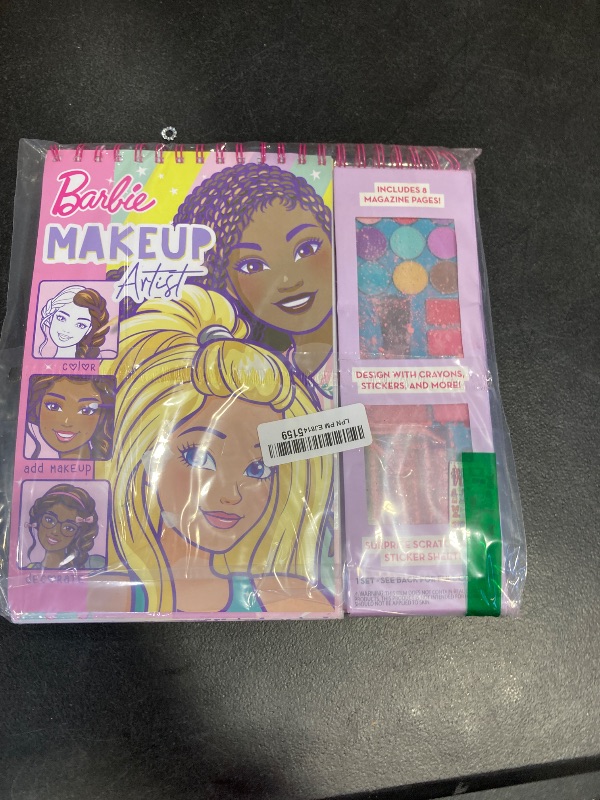 Photo 1 of Horizon Group USA Barbie Magazine - Create Hair & Makeup Looks with 130+ Stencils, 180+ Stickers, Crayons & Pretend Makeup