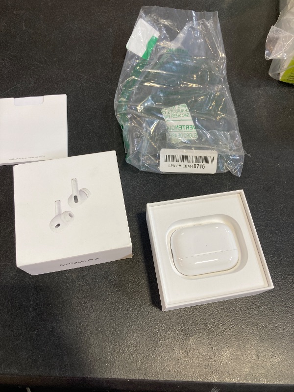 Photo 1 of Apple AirPods Pro 2 Wireless Earbuds, Active Noise Cancellation, Hearing Aid Feature, Bluetooth Headphones, Transparency, Personalized Spatial Audio, High-Fidelity Sound, H2 Chip, USB-C Charging
